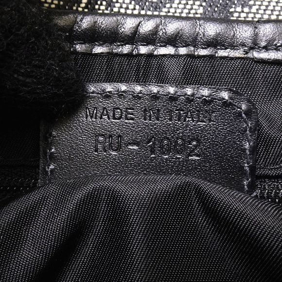 Christian Dior Double Saddle Bag Trotter Black Gray - Picture 8 of 9